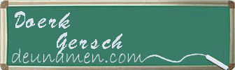 Doerk Gersch Visitenkarte
